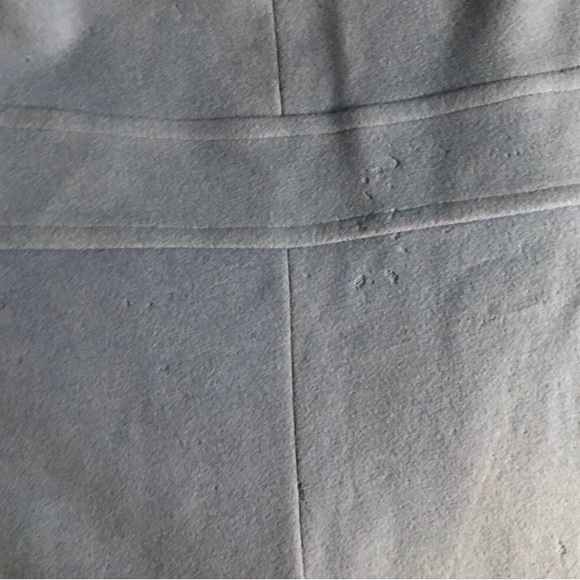 Vintage Sky Blue Long Wool Coat Medium - Picture 7 of 8